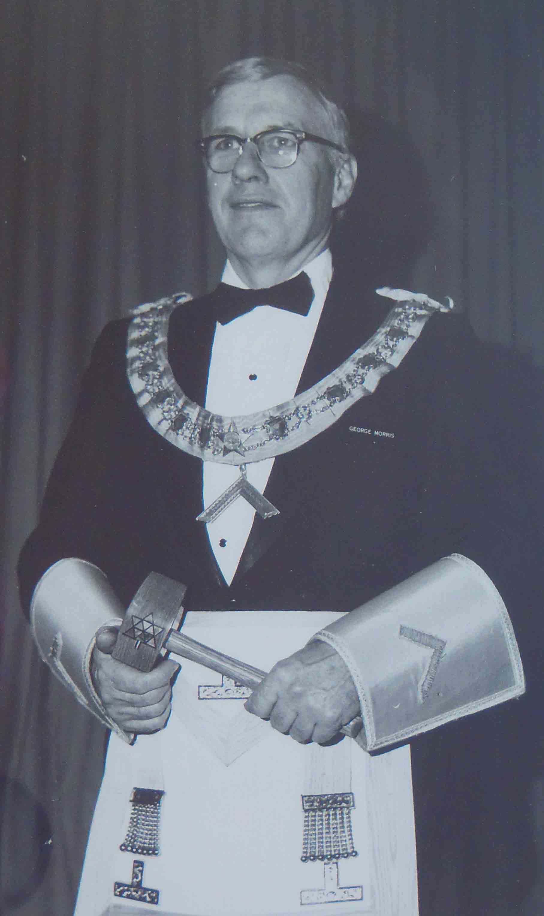 George Morriss-Past Master of Temple Lodge, No.33, Duncan, B.C., Canada